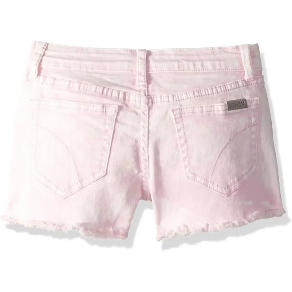 JOE'S JEANS Girl's Mid Rise Stretch Twill Pink Shorts Denim 3t - Picture 2 of 2